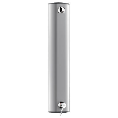 Colonne de douche aluminium avec mitigeur séquentiel SECURITHERM